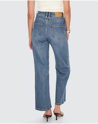 Thrills - Holly High Rise Stretch Wide Jeans