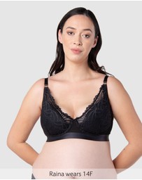 Hotmilk Maternity Lingerie - Warrior 2.0 Plunge Nursing Bra - Flexiwire