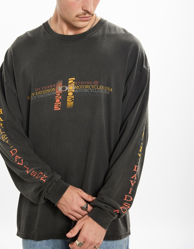 Vintage by The Real Deal - Pre Loved - Vintage Harley Davidson Long Sleeve Tee