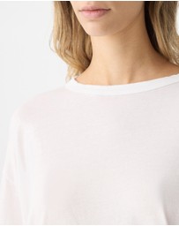 Bassike - Slouch Superfine Long Sleeve T-Shirt