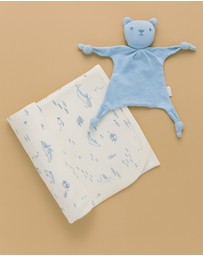 Purebaby - Bunny Rug  & Snookie Gift Pack-Babies