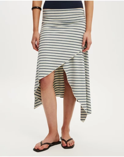 Cotton On - Maple Asymmetric Midi Skirt