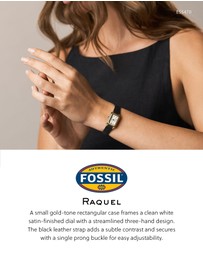 Fossil - Raquel Black Analogue Watch