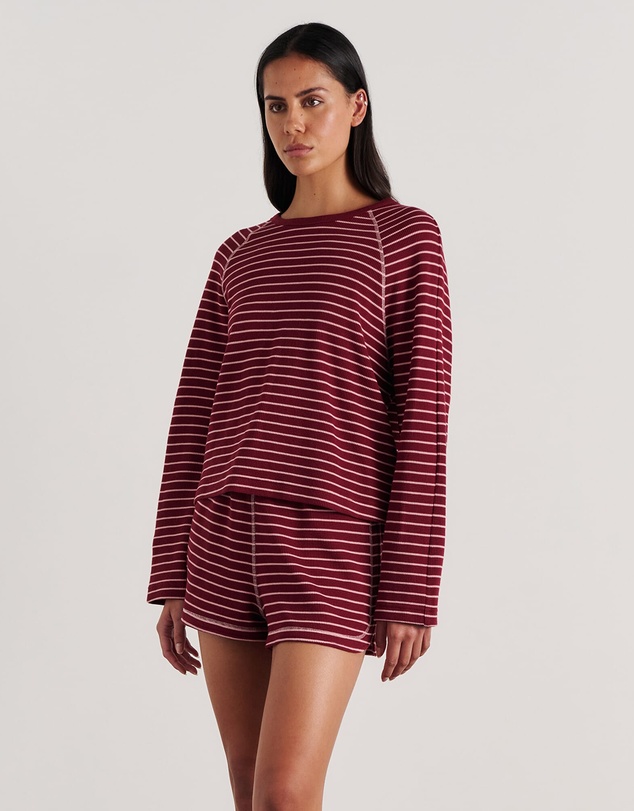 Jag - Milly Waffle Long Sleeve Tee