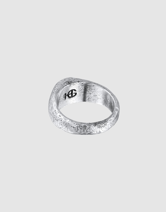 Haze & Glory - ICONIC EXCLUSIVE - Deap Sea Signet Ring in Oxidised 925 Silver
