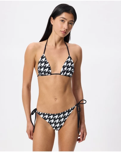 Perfect Moment - Houndstooth Pm Bikini Top