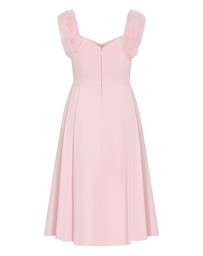City Chic - Roselyn Ruffle Tulle Midi Dress
