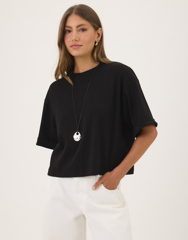 Atmos&Here - Rhea Cotton Boxy T-Shirt