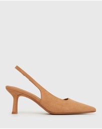 Betts - Wider Fit Jerry Slingback Stiletto Heel Pumps