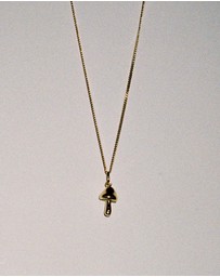 Meadowlark - Mushroom Charm Necklace
