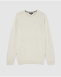 Politix - Lightweight Zig Zag Crew Neck Knit