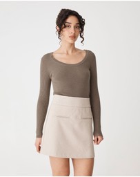 Forcast - Samira Scoop Neck Knit