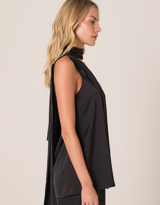 Fate + Becker - Dahlia Satin One Shoulder Top