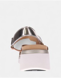 Mia Vita - Candice Sandal - Soft Gold/Silver Multi