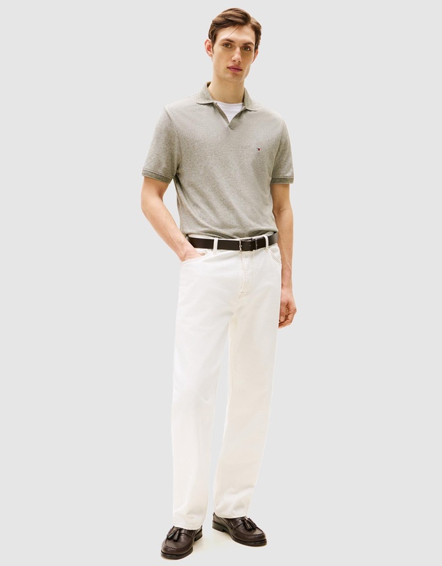 Tommy Hilfiger - Regular Fit Polo Shirt With Linen