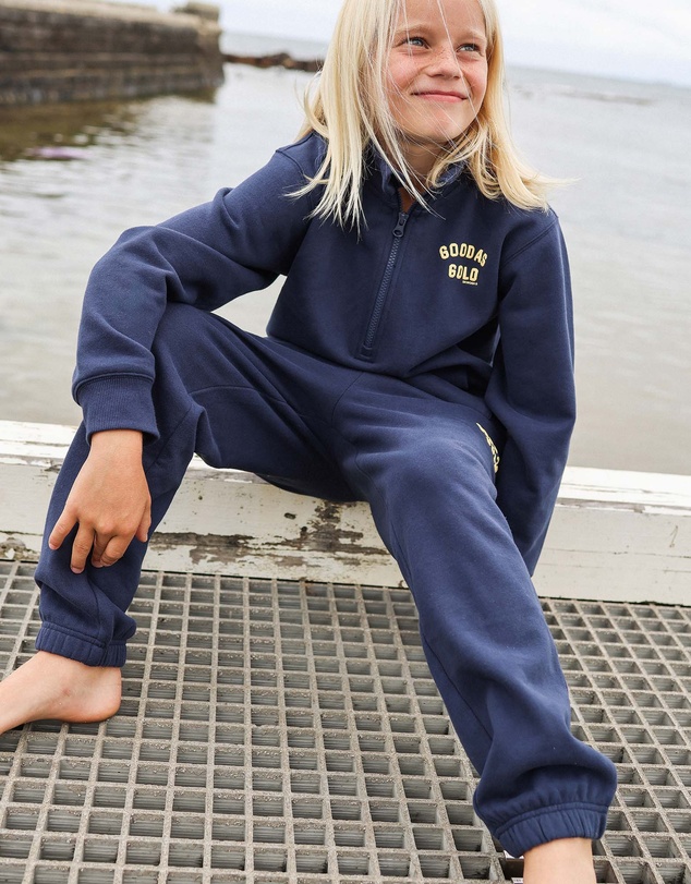 Skwosh - Good As Gold Kids Sweat Pant in Navy