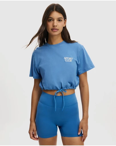 Cotton On Body Active - Active Graphic Tie Up Tee