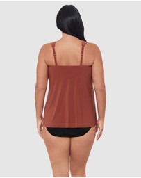 Miraclesuit Swimwear  - Razzle Dazzle Underwired Plus Size Tankini Top