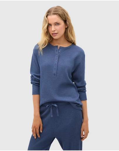 Seed Heritage - Waffle Top and Pant PJ Set