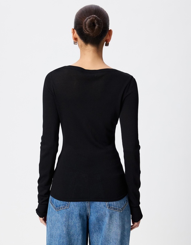 Tussah - Freya Fine Knit Long Sleeve Top