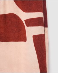 M.N.G - Fluid Trousers With Geometric Pattern
