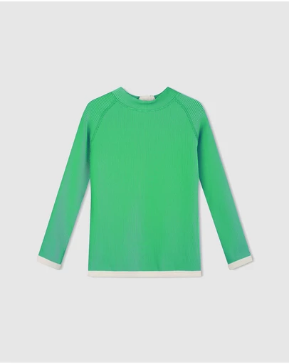 Zulu & Zephyr Mini - Mini Stripe Rib Rashie - Kids-Teens