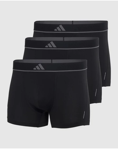 adidas Sportswear - 3 Pack Active Micro Flex Eco Trunk Underwear