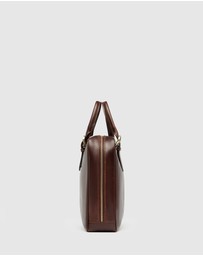 Republic of Florence - The Madrid Matt Choc Laptop Case