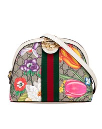 Pre-Loved by Azura Reborn - Pre-Loved Small GG Supreme Flora Ophidia Dome Crossbody