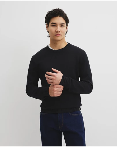 Country Road - Australian Good Earth Cotton Crew Neck Knit