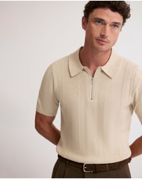 Oxford - Remy Zip Neck Polo