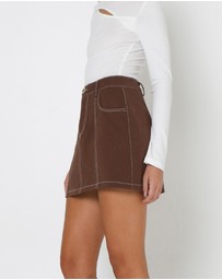 Lost in Lunar  - Artia Mini Skirt