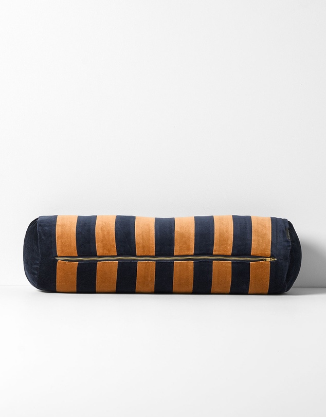 Aura Home - Velvet Stripe Bolster