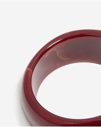 Lovisa - Red Acrylic Thick Front Bangle