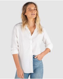 CAMIXA - Essy White Linen Shirt