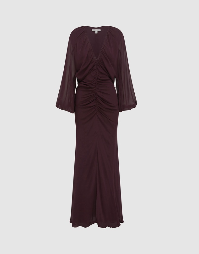 Shona Joy - Amina Low Plunged Maxi Dress