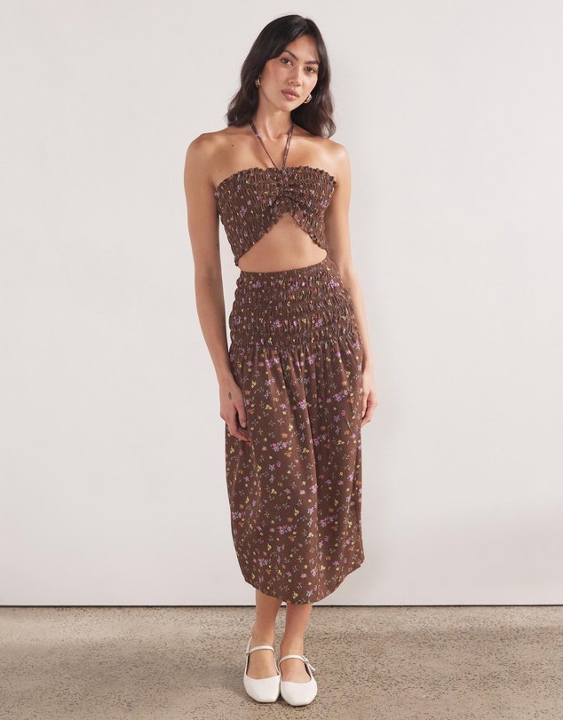 Dazie - Tea Party Ditsy Floral Crop