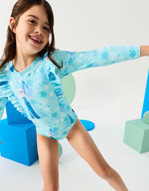 Rock Your Kid - Frozen Long Sleeve Swimsuit - ICONIC EXCLUSIVE - Kids