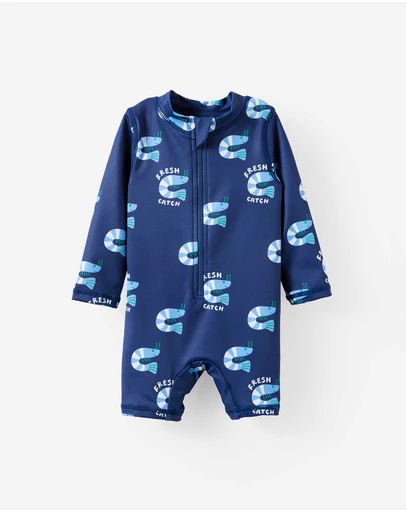 Cotton On Kids - Baby Long Sleeve All In One Swimsuit