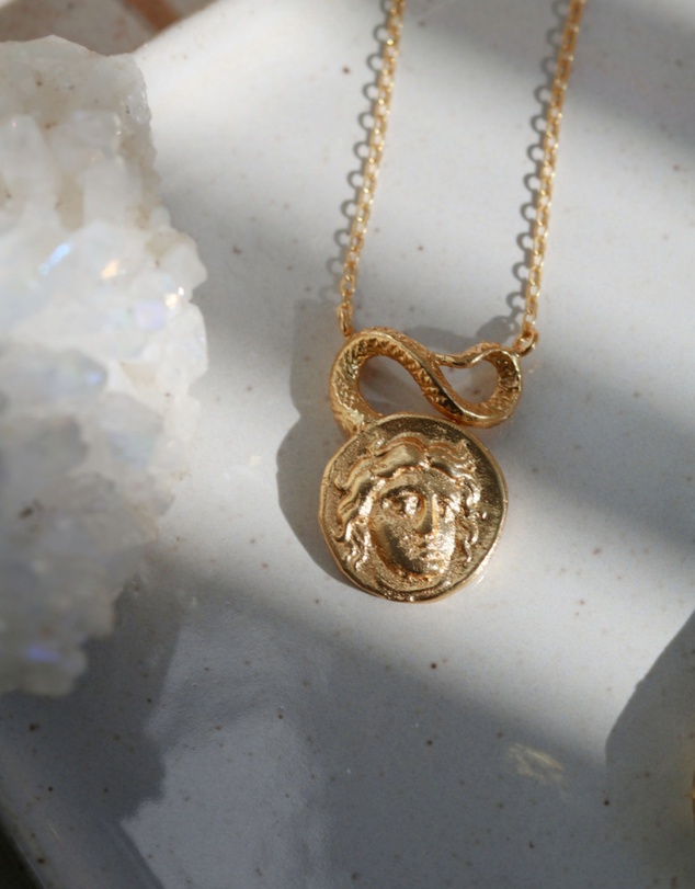 Ottoman Hands - Gorgon Medusa Pendant Necklace