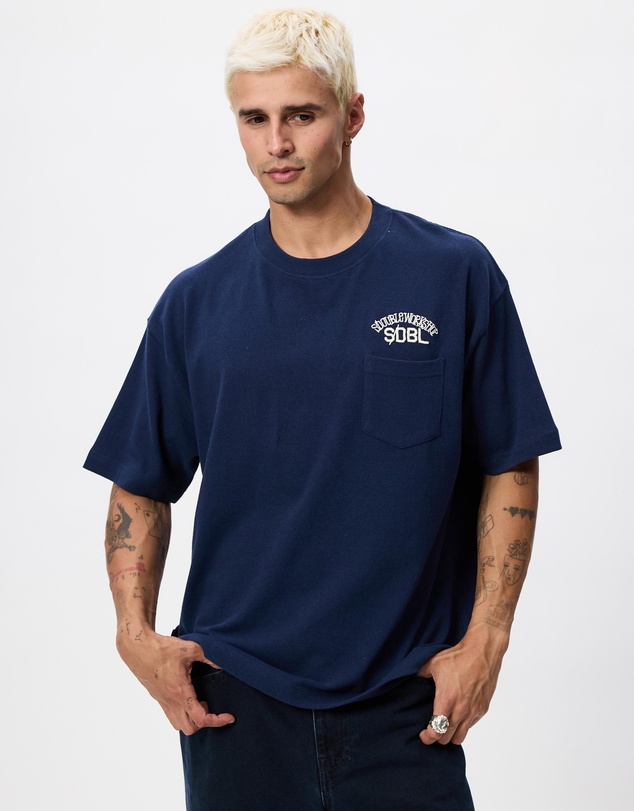 S Double - Team Heavyweight Pocket T-Shirt