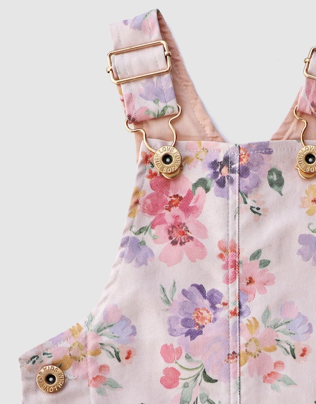 WITH LOVE FOR KIDS - Hazel Denim Pinafore Dress - Babies - Kids