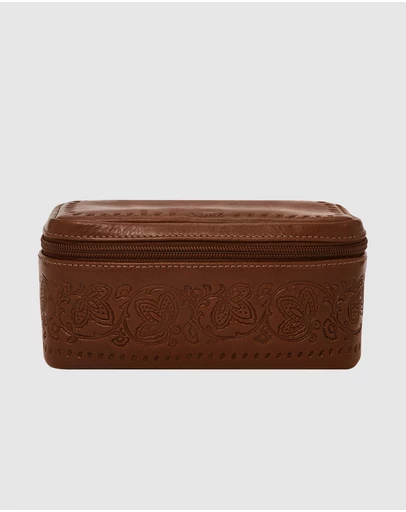 Fossil - Gift Brown Passport Case