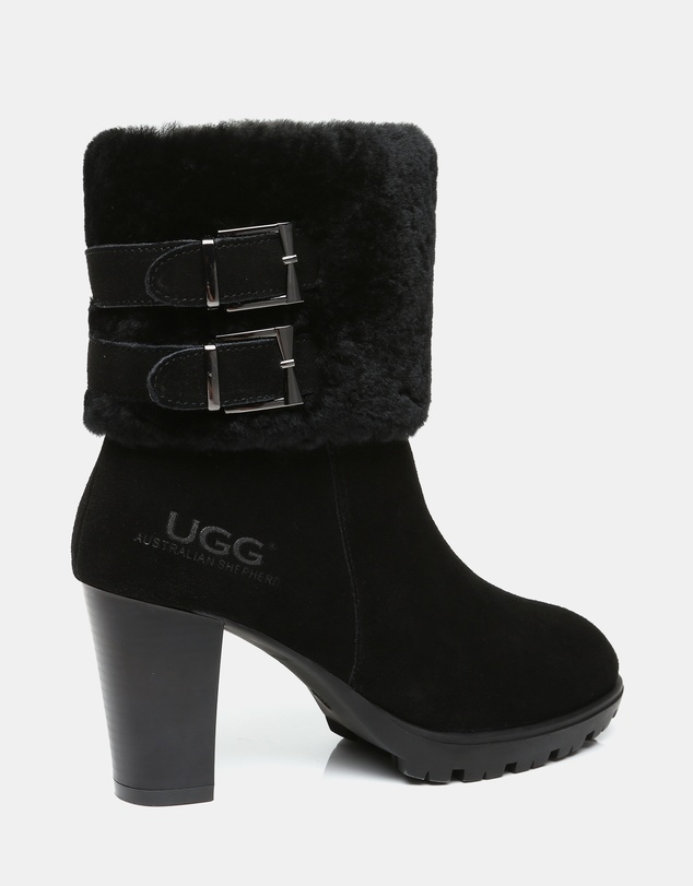 EVERAU - Australian Shepherd Ugg Candice Cow Suede Upper Boots