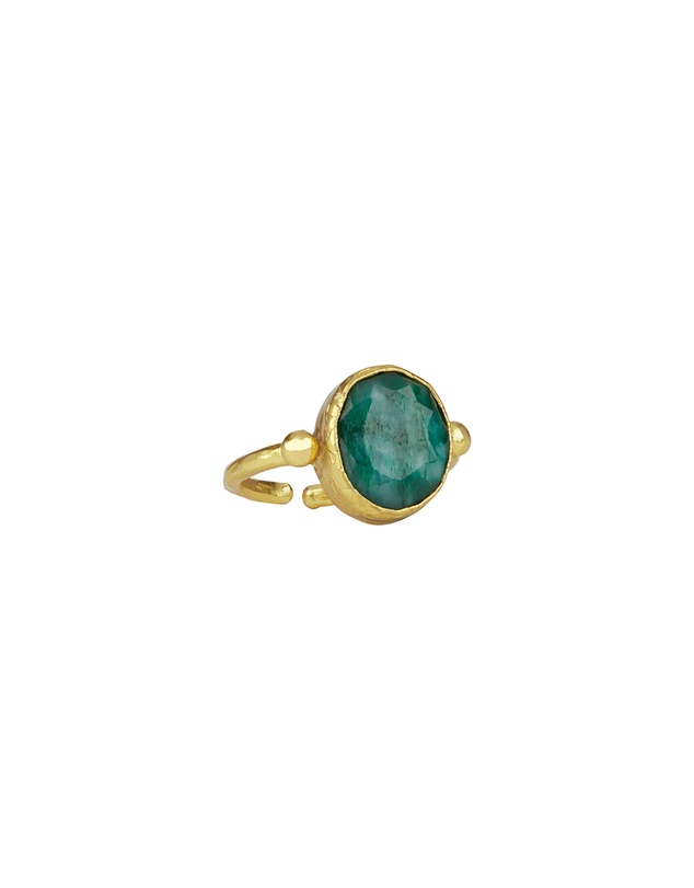 Ottoman Hands - Siena Emerald Cocktail Ring
