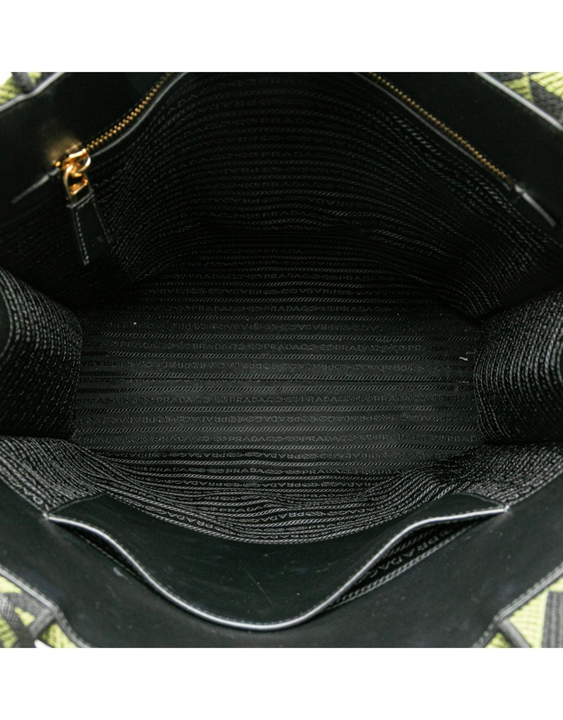 Pre-Loved by Azura Reborn - Pre-Loved Jacquard Triangolo Symbole Shopping Tote