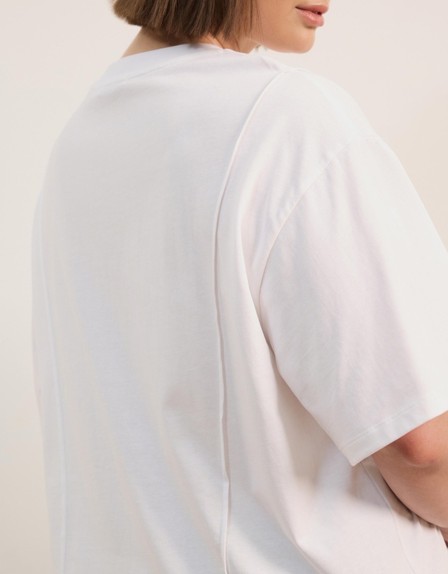Atmos&Here Curvy - SS Cotton Boxy T-Shirt