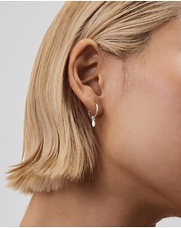 SAINT VALENTINE - Indi Mini Hoops - Silver - ICONIC EXCLUSIVE