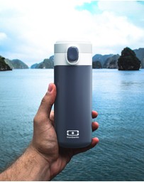 Monbento - Monbento Mb Pop Insulated Bottle - Blue Infinity
