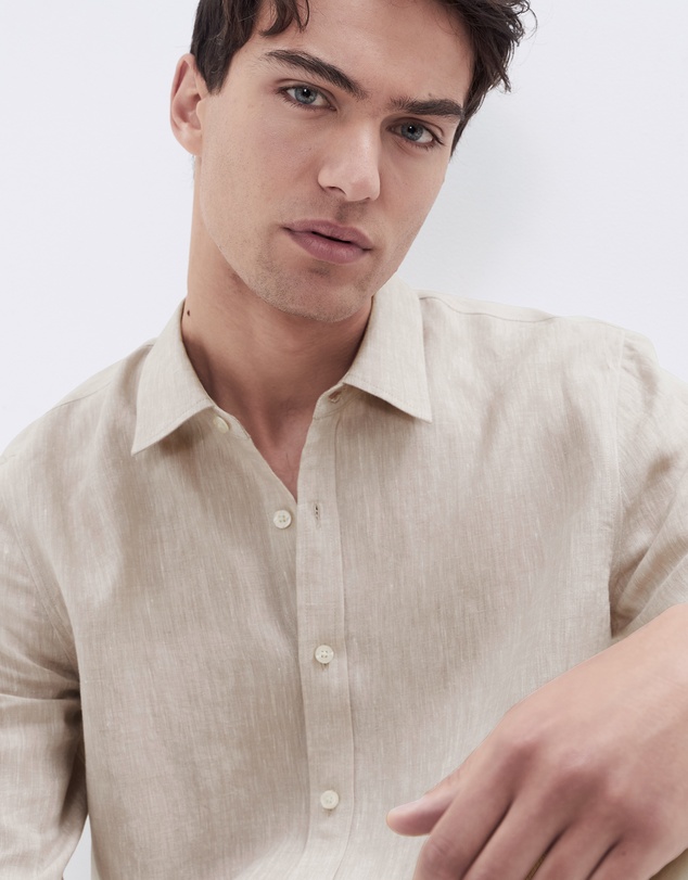 UNISON - Linen Regular Fit Shirt